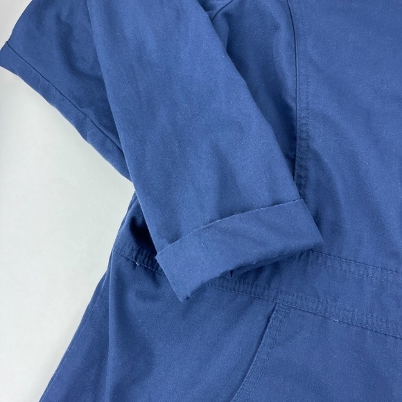 Butter Soft Button Up Shirt Womens 2X Blue Long Sleeve - Picture 7 of 10